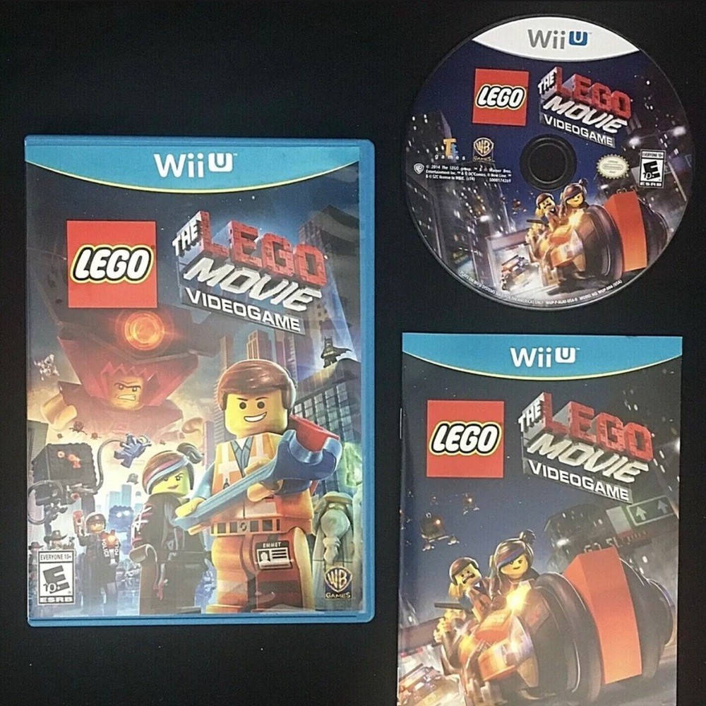 The LEGO Movie Video Game Nintendo Wii U CIB TESTED COMPLETE